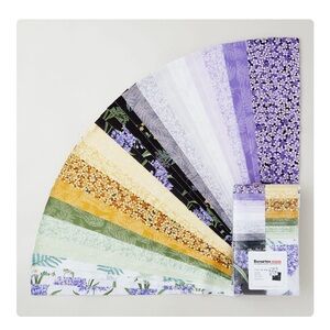 Whispering Lilies cotton jelly roll /strip set by Benartex